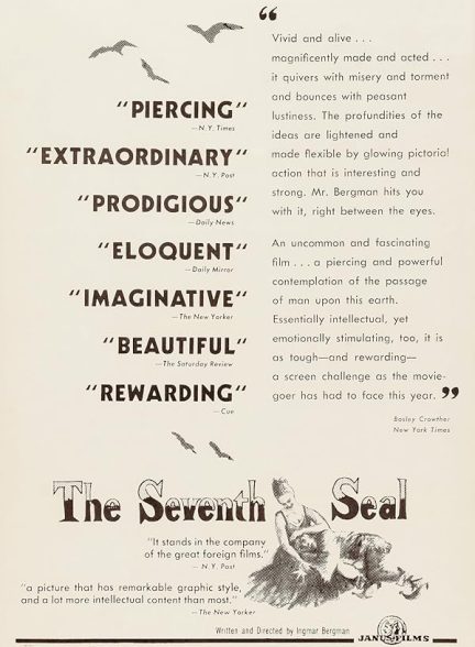 فیلم The Seventh Seal 1957 | مهر هفتم